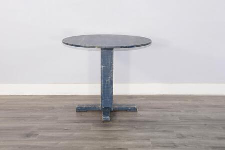 1001OB Ocean Blue Drop Leaf Table
