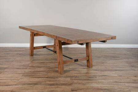 1380BU Buckskin Extension Table W/ Turnbuckle