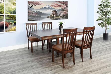 1424DC2-CT Santa Fe Slatback Chair, Cushion Seat