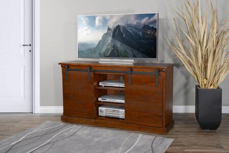 3577DC2 65" TV Console W/ Barn Door