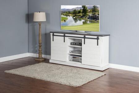 3577EC-2 65" TV Console W/ Barn Door