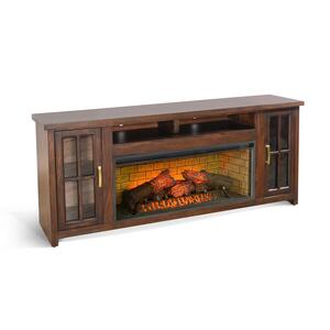 3662CB-76 Media Console W/ Fireplace Option