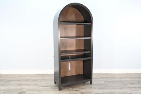 3681BL Chill Arch Bookcase W/ 33" Fireplace Option