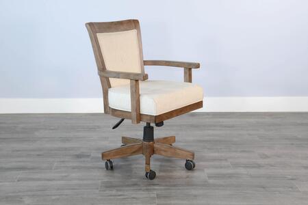 1444BU Game Chair W/ Casters, Cushion Seat & Back