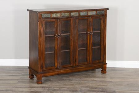 2813DC2 Santa Fe Bookcase W/ 4 Doors