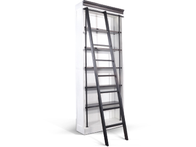 2836EC Bookcase W/ Wood Ladder