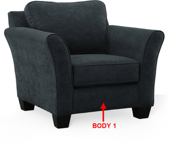 18403 Chair - Espresso Legs