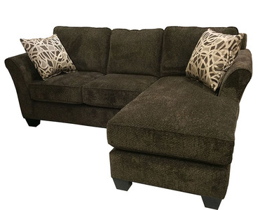18433 Sofa Chaise - Espresso Legs