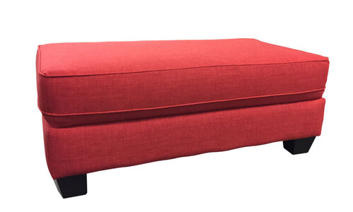 18443 Rect. Cocktail Ottoman - Espresso Legs