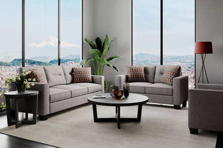 44801 Sofa - Espresso Legs