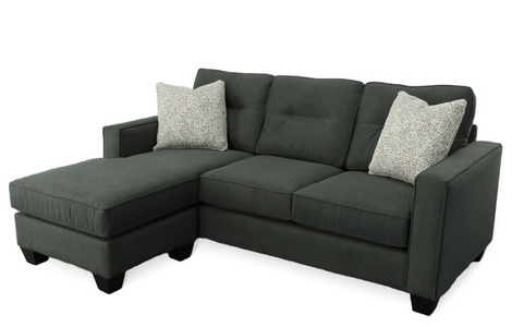 44833 Sofa Chaise - Espresso Legs