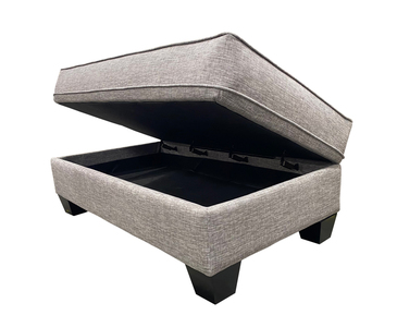 44847 Rect.Storage Ottoman - Espresso Legs