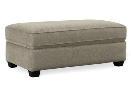 64343 Rect. Cocktail Ottoman - Espresso Legs