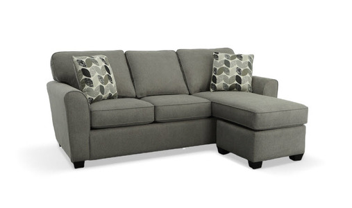 64365G Sofa Chaise Queen Sleeper Gel - Espresso Legs