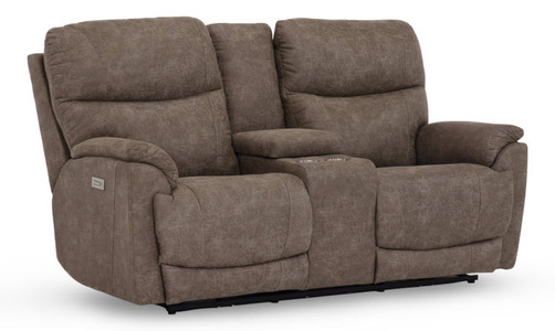 84385B Power HR/ Lumbar Dual Recl Cons Love