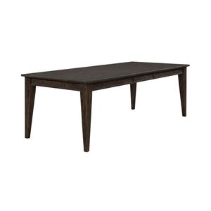Lib 826-t4090 Rectangular Leg Table Rustic Brown