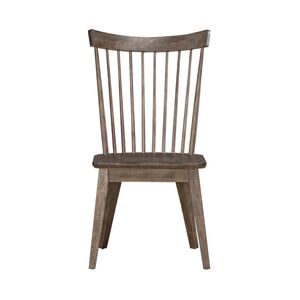 Lib 826-c4000s Spindle Back Side Chair Rustic Brown /rta