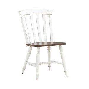 Lib 741-c1500s Slat Back Side Chair Chalkboard