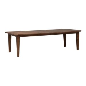 Lib 382-DR-5RLS 5 Piece Rectangular Table Set Tobacco & Black