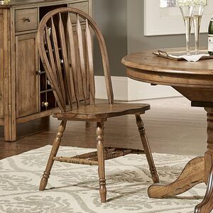 Lib 186-C1000S Windsor Side Chair Antique Honey