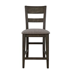 Lib 152-b250124 Splat Back Counter Chair Dark Chestnut/RTA