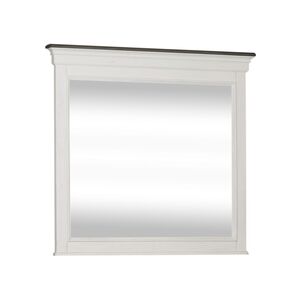Lib 417-br52 Crown Mirror White/charcoal