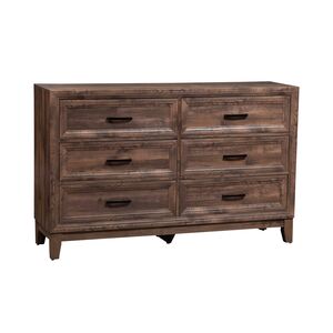 Lib 384-BR31 6 Drawer Dresser Cobblestone