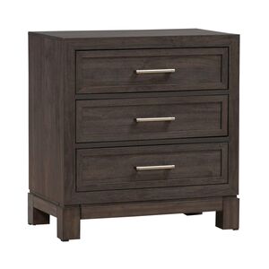 Lib 313-br61 Nightstand w/charging station Caffe