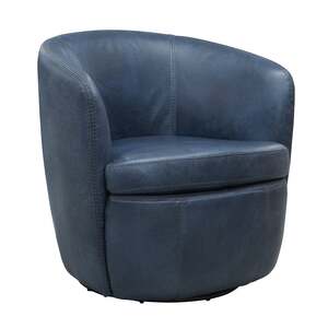 Par SBAR-912S Barrel Swivel Chair Vintage Navy