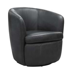 Par SBAR-912S Barrel Swivel Chair Vintage Slate