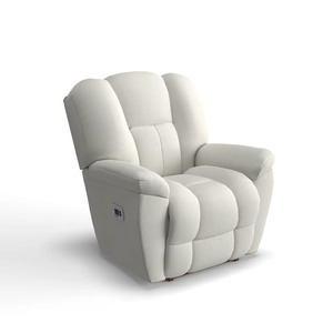 10X582 Power Rocking Recliner With Headrest & Lumbar