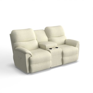 U49724 Power Reclining Loveseat With Headrest & Console