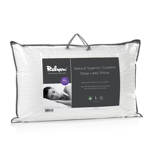 Relyon Natural Superior Comfort Deep Latex Pillow Bagged