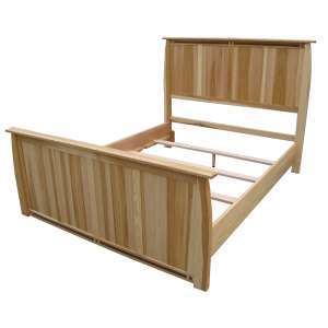 ADANT5170 Ek Panel Bed - No Sto - Natural Finish
