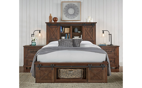 SUVRT5133 Ek Bookcase Hdbd W/ Rotating Storage