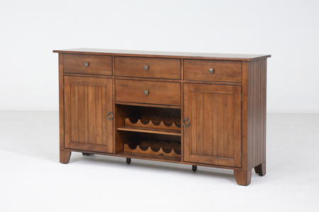 TOLRA9010 66" Wide Server - Rustic Amber