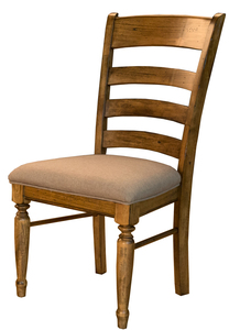 BENSQ235K Ladderback Side Chair Uph Seat - Smokey Quartz