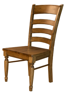 BENSQ255K Ladderback Side Chair Wood Sea - Smokey Quartz