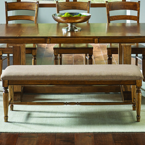 BENSQ295K Upholstered Bench - Smokey Quartz