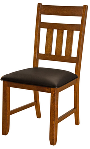 MASMA265K Slatback Uph Side Chair - Mango Finish