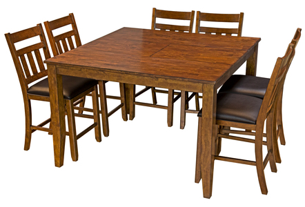 MASMA6750 Gathering 54" Square Table - Mango Finish