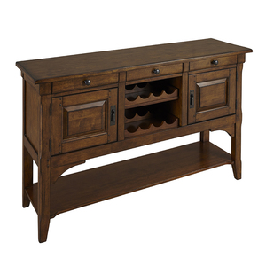 OZAMA9010 Sideboard W/ Wine Storage - Mango Finish