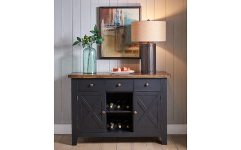 STOBL9010 Sideboard - Chicory/Black Finish