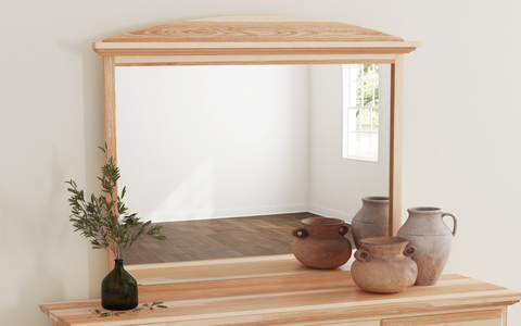 AHINT5550 Land Mirror - Natural Finish
