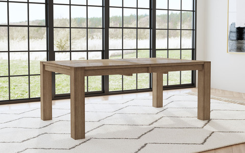 ANADT6340 Anacortes Leg Table - Dark Taupe