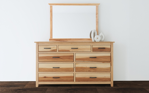 GALNH5550 Mirror - Natural Hickory
