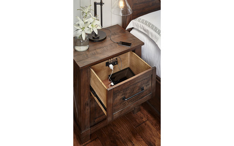SUV-RT-5-75-0 Nightstand with USB Ports