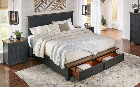 STO-BL-5-13-1 King Storage Bed