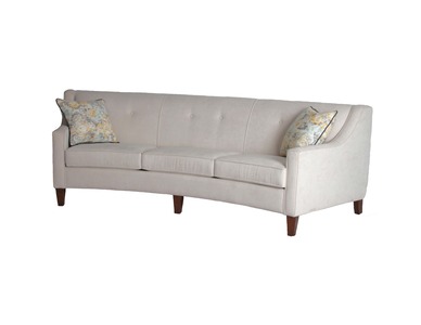 64 Curved Sofa (3 Cushion)