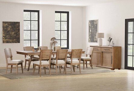 BAB-DC-2-98-K Panel Back Dining Chair Upholstered Seat